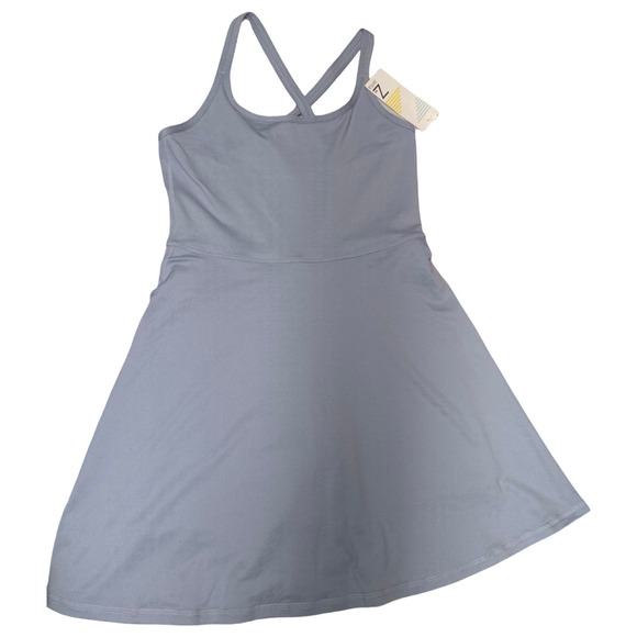 Z by Zella Pants - Z by Zella Small Athletic Dress. Light Blue, Built in Shorts, Cross Back Straps